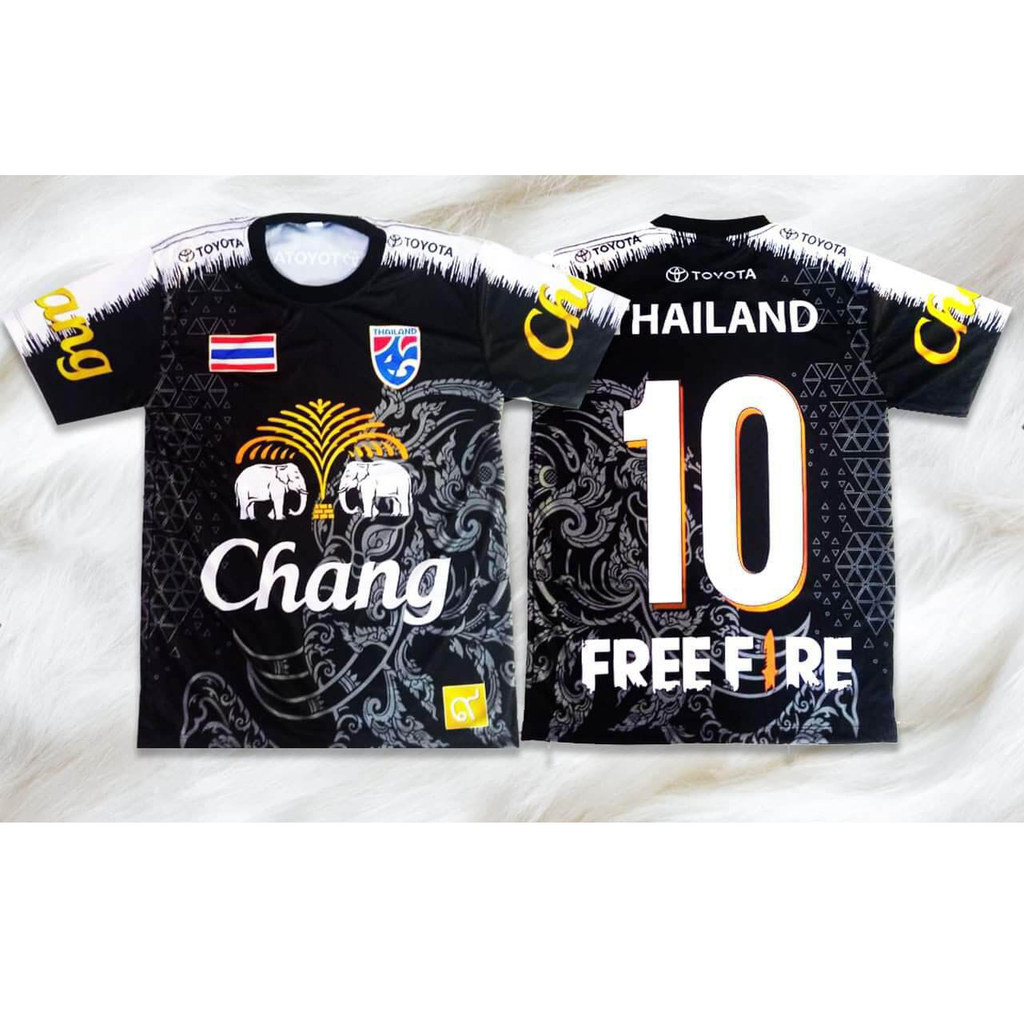 Thai Silk Blouse - Thailand Football Jersey Number 10 Custom