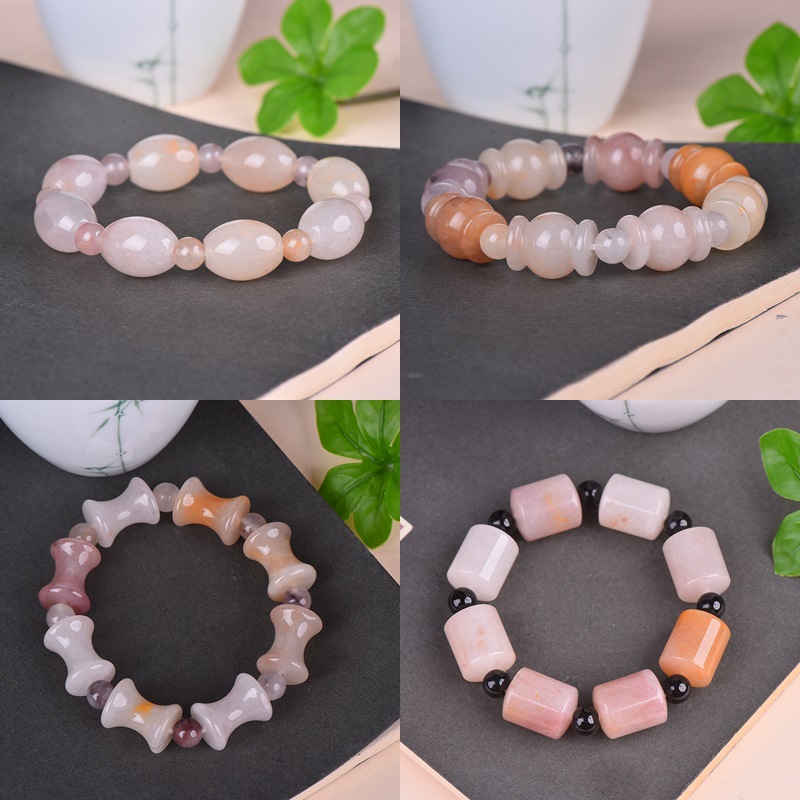 Ethnic Fashion Way - Golden Silk Jade Four-Way Fortune Beads