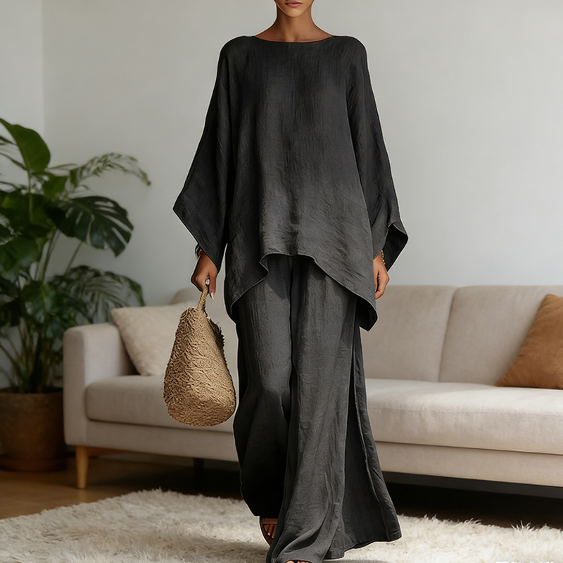 Ethnic Fashion Collection - Spring New Fashion Linen Loose Long-sleeved