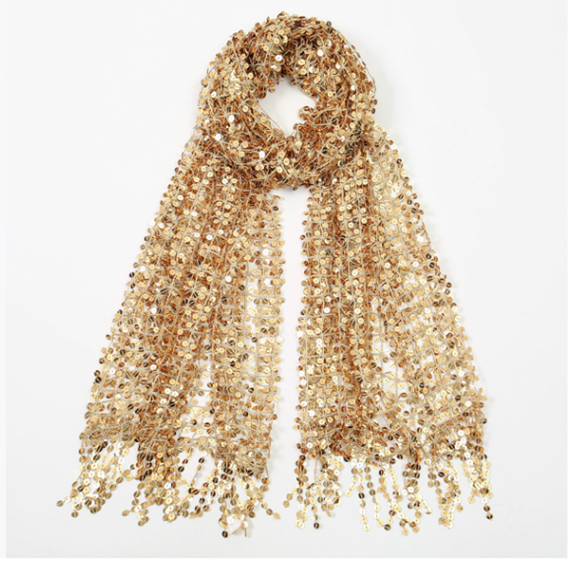 Boho Sequin Mesh Headscarf Gol - đánh giá và giá Ethnic Fashion Collection