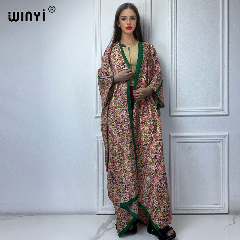 WINYI Kimono Summer sexy print - đánh giá và giá Kaftan Women Boho