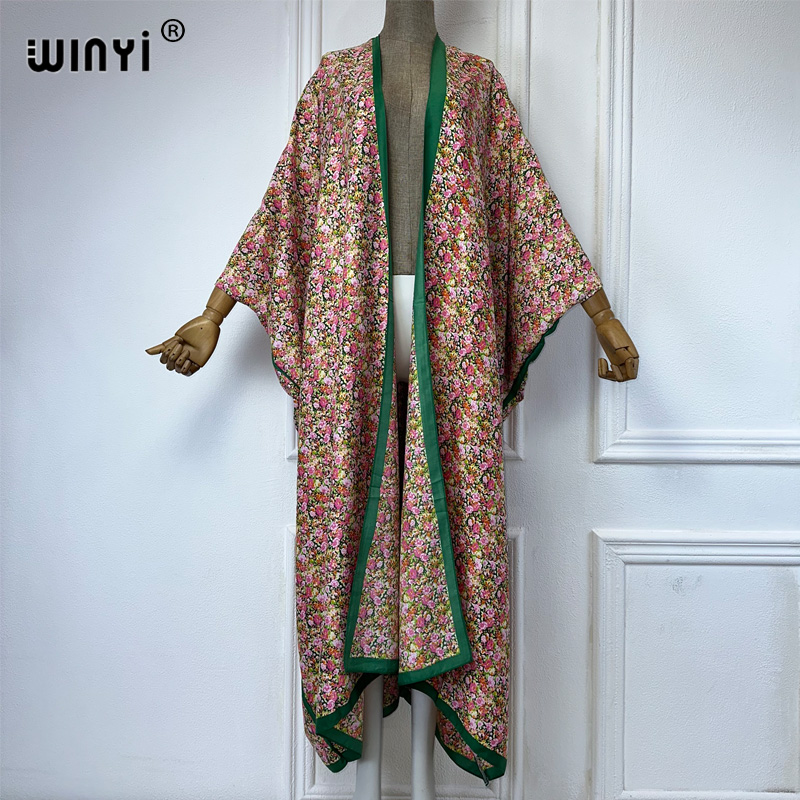 WINYI Kimono Summer sexy print - đánh giá và giá Kaftan Women Boho