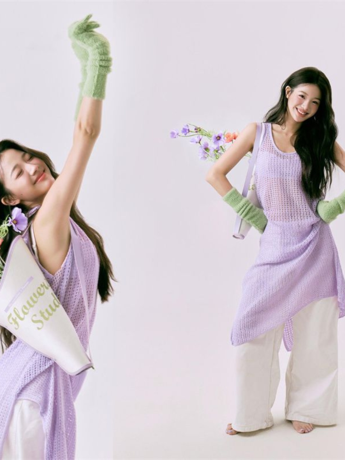 Romantic Spring  Flower Print  - đánh giá và giá Ethnic Fashion Studio