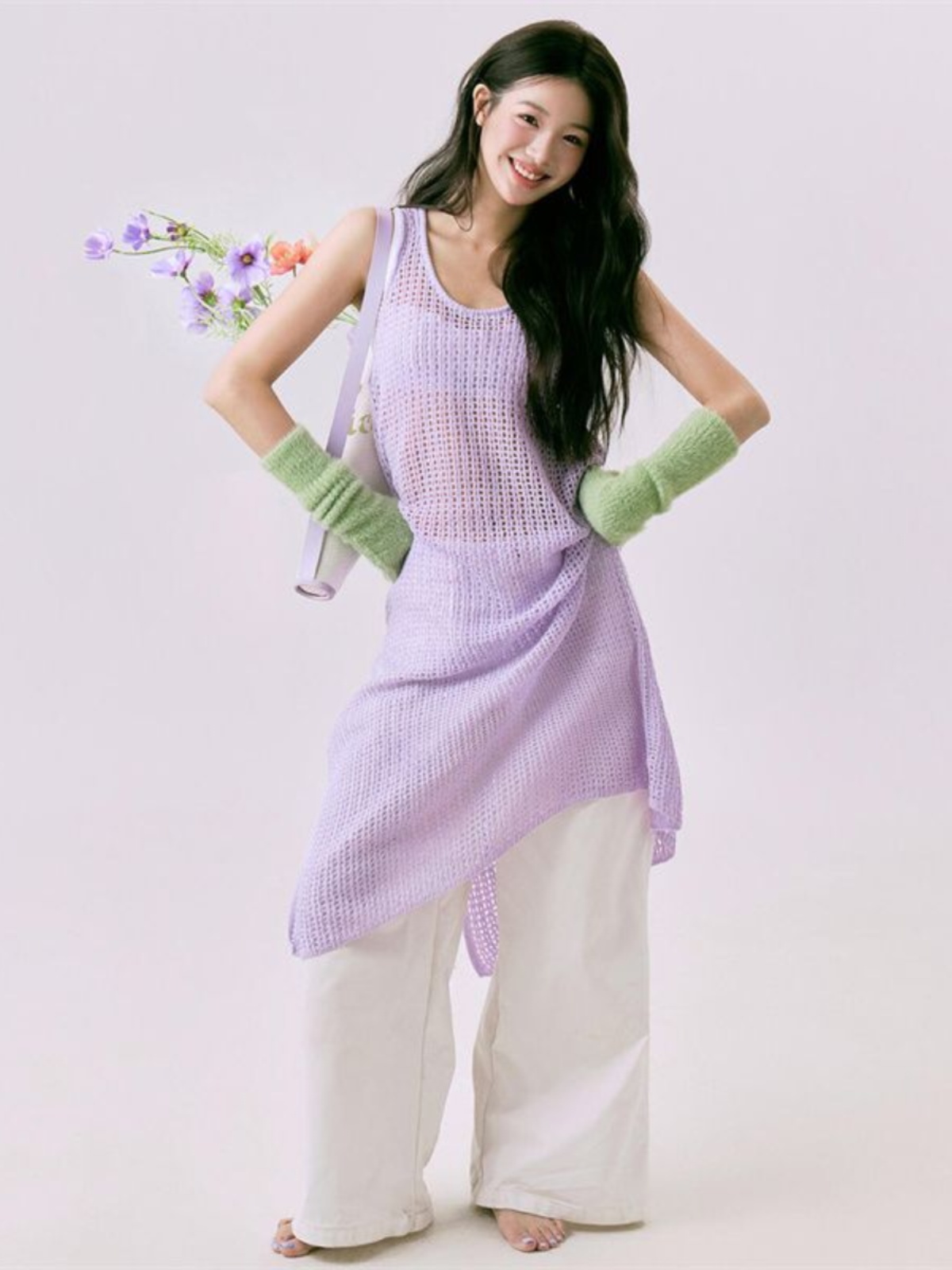 Romantic Spring  Flower Print  - đánh giá và giá Ethnic Fashion Studio