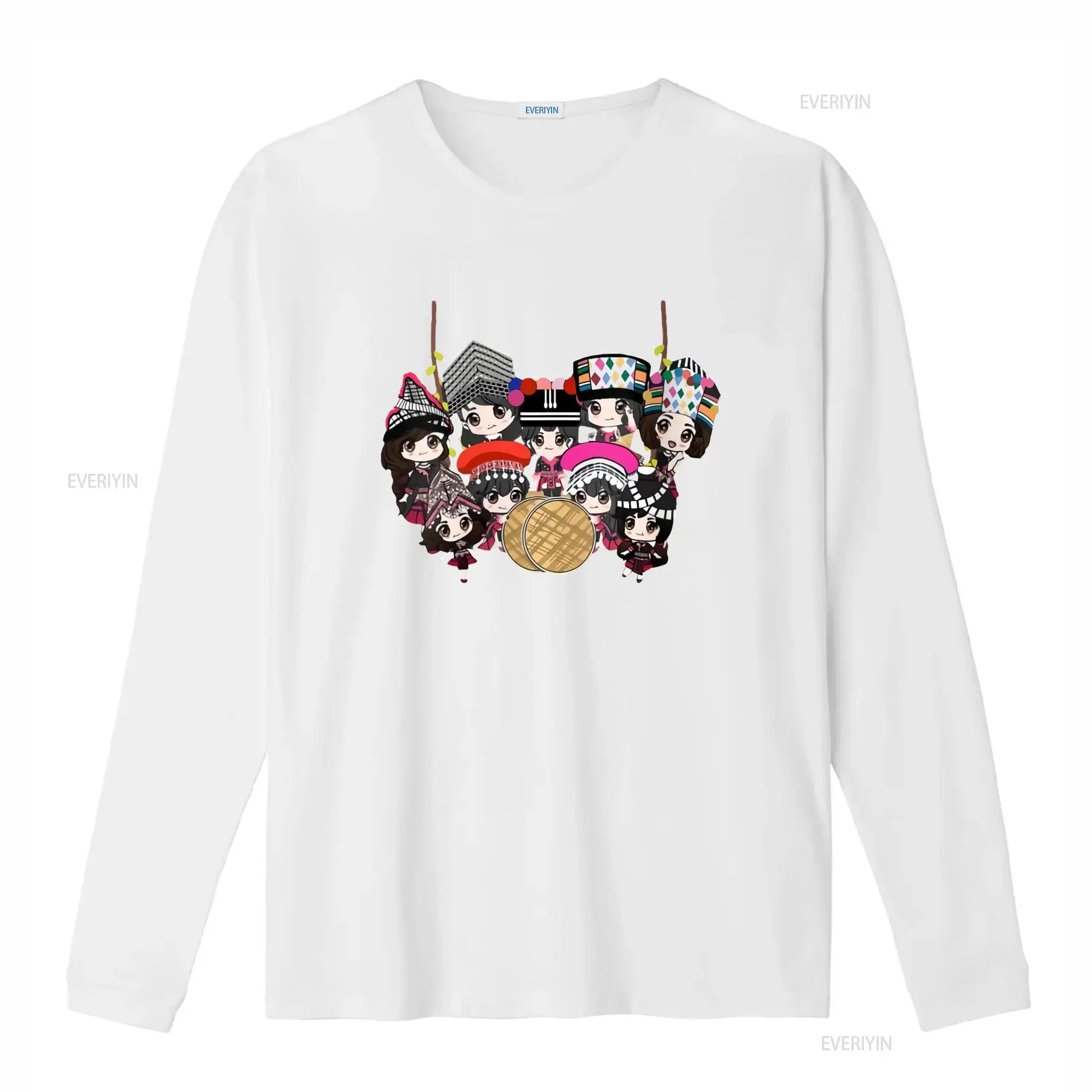 9 Hmong Girls Cartoon Print T  - đánh giá và giá Ethnic Wear Men'S Fashion