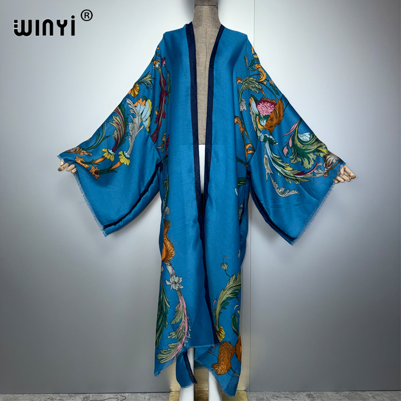 WINYI Africa boho kimono maxi  - đánh giá và giá Kaftan Women Boho