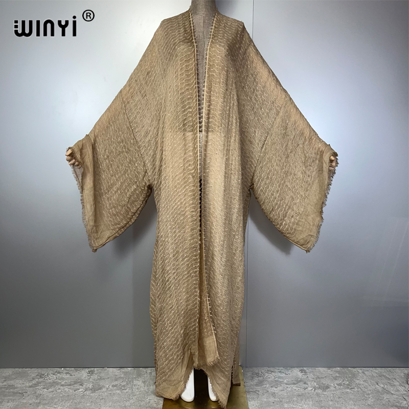 WINYI Geometric print kimono k - đánh giá và giá Kaftan Women Boho