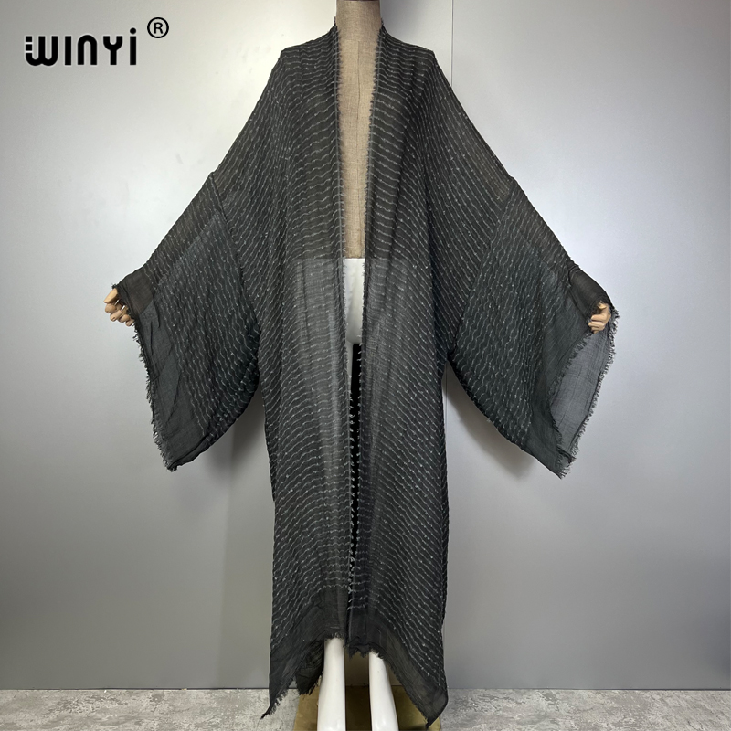 WINYI Geometric print kimono k - đánh giá và giá Kaftan Women Boho