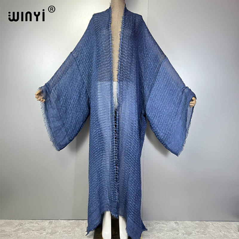 WINYI Geometric print kimono k - đánh giá và giá Kaftan Women Boho