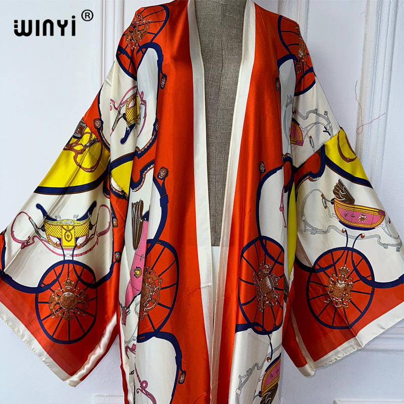 WINYI boho print Kimono Summer - đánh giá và giá Kaftan Women Boho