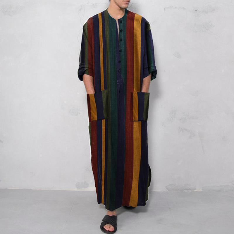 Printed Long Mens Shirt with a - đánh giá và giá Ethnic Wear Men'S Fashion