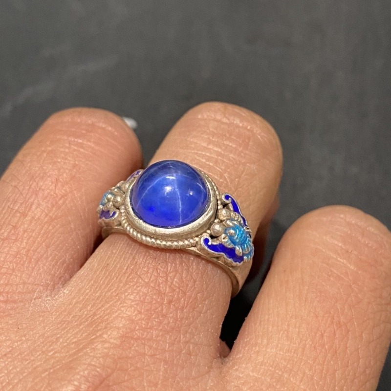 Ethnic Cloisonne Open Ring, Ex - đánh giá và giá Ethnic Wear Men'S Fashion