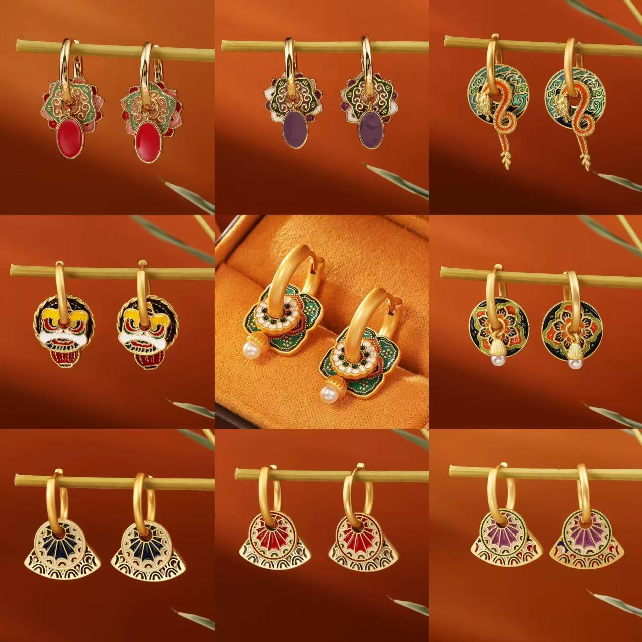 S925 New Chinese-style Earring - đánh giá và giá Ethnic Fashion Way