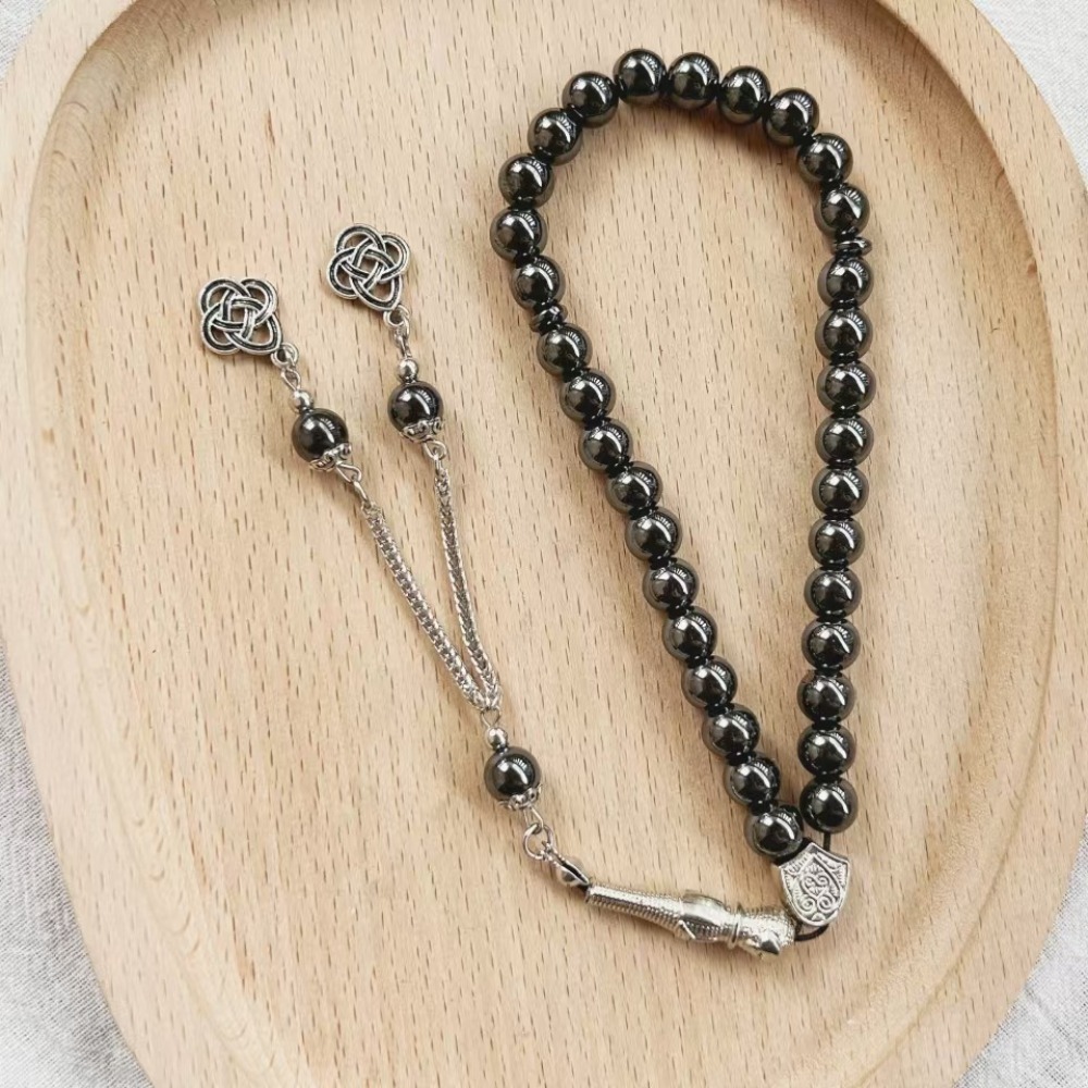 Muslim Obsidian Rosary Bead Br - đánh giá và giá Ethnic Wear Men'S Fashion