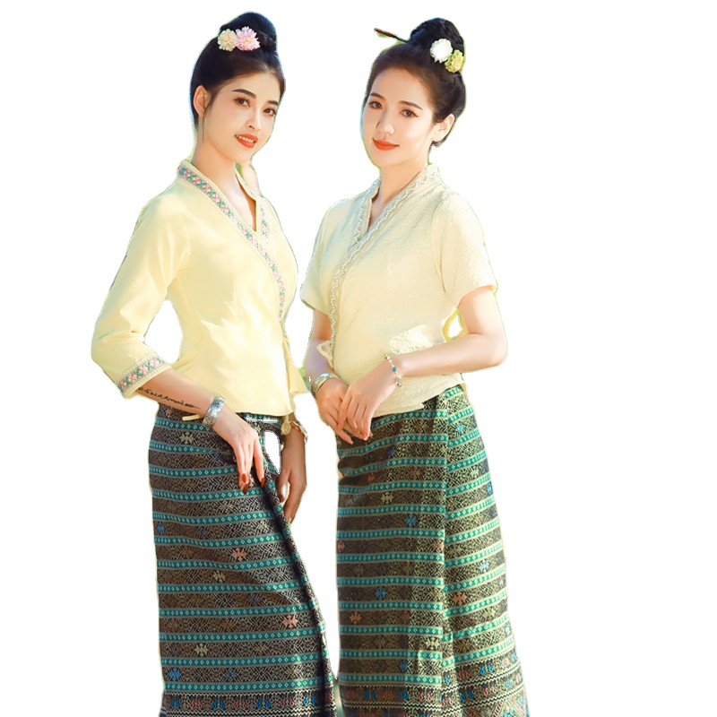 Light Yellow Thai Dai Clothing - đánh giá và giá Thai Silk Blouse