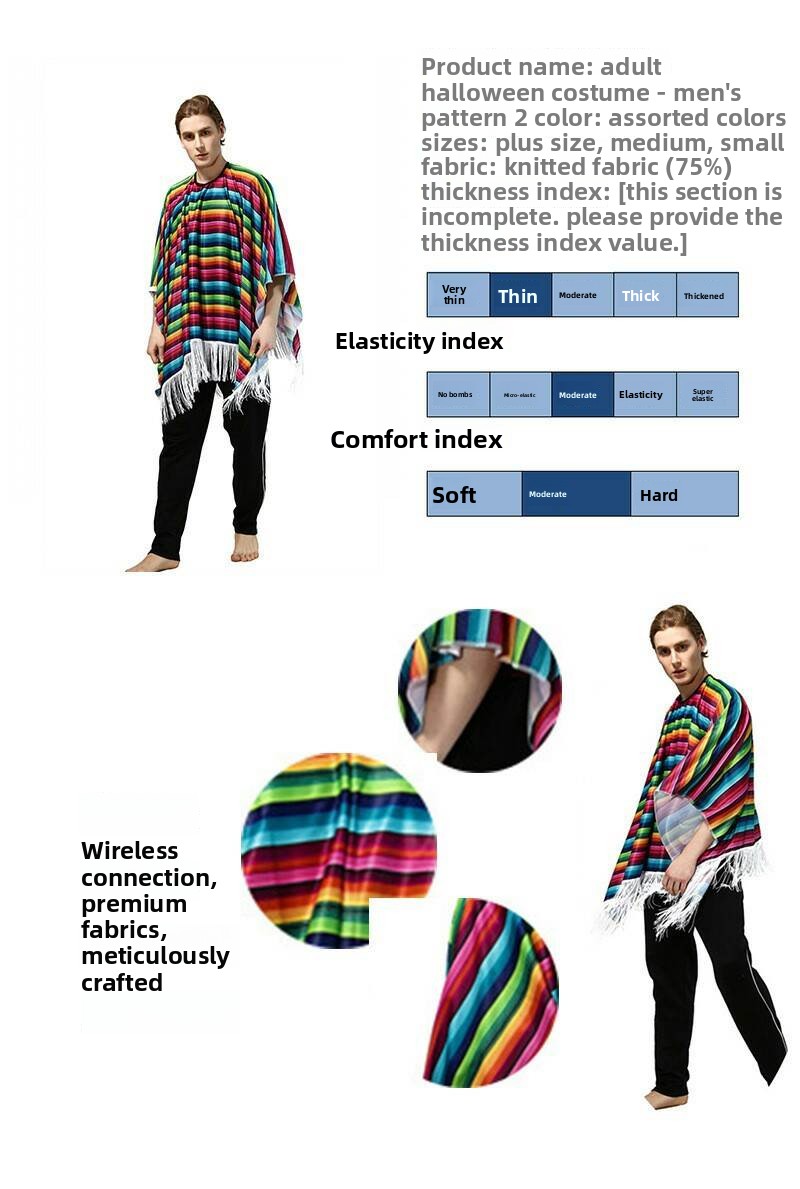 Adult Halloween Cape Ethnic St - đánh giá và giá Ethnic Fashion Brands