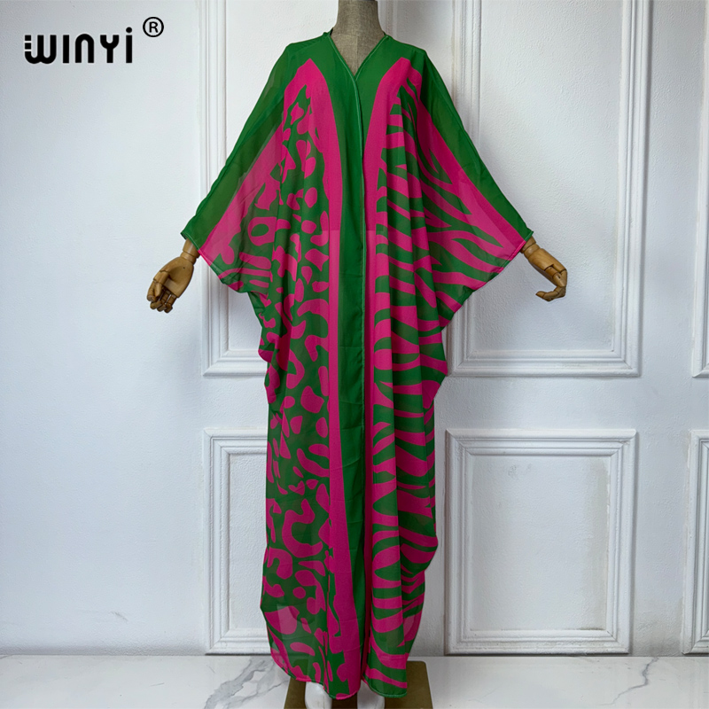 WINYI Africa Bohemia Print Kim - đánh giá và giá Kaftan Women Boho