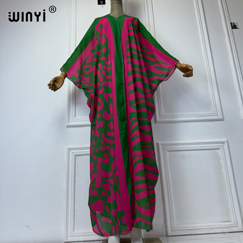 WINYI Africa Bohemia Print Kim - đánh giá và giá Kaftan Women Boho