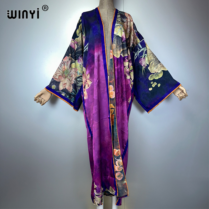 WINYI kimono High-quality Prin - đánh giá và giá Kaftan Women Boho