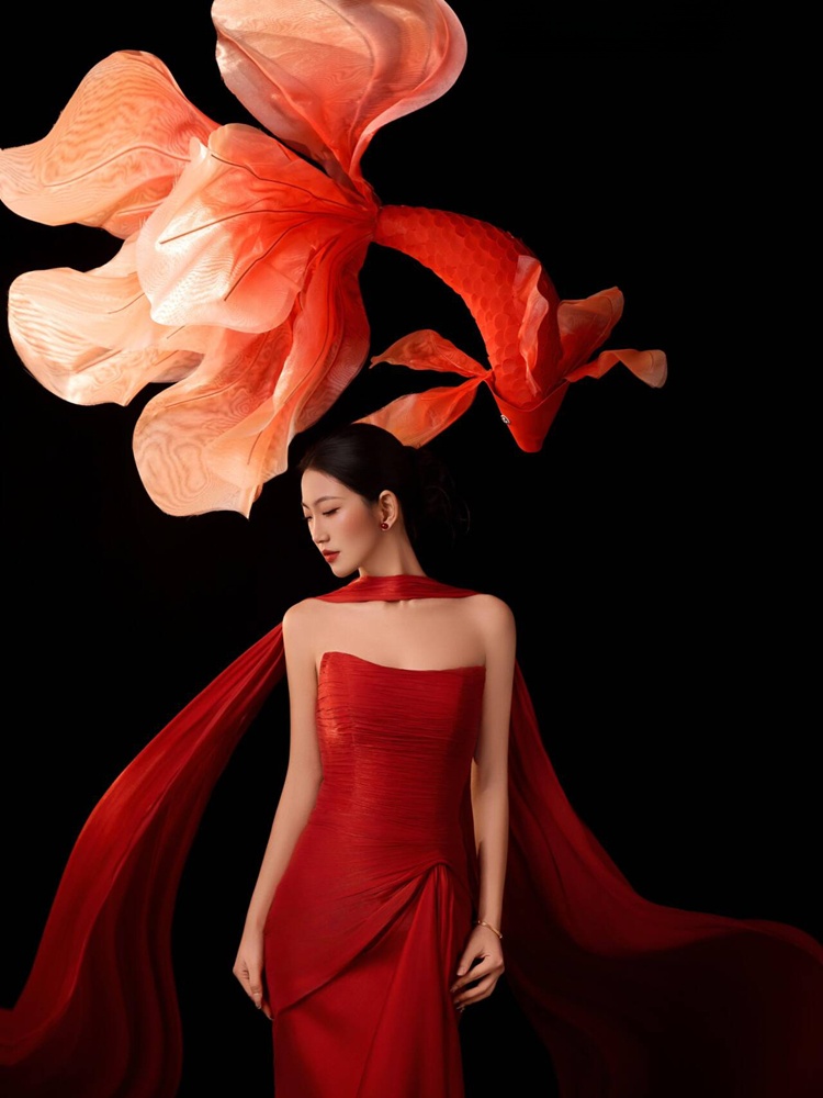 2026 New Year Red Lucky Carp C - đánh giá và giá Ethnic Fashion Studio