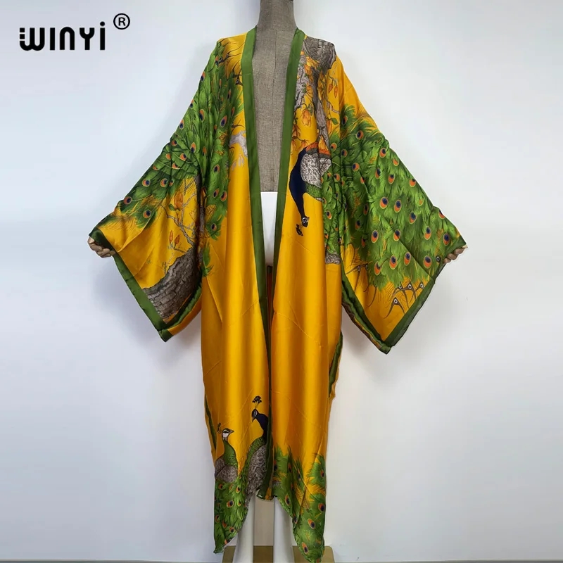 WINYI 2022 Mùa Hè Nữ Cardigan  - đánh giá và giá Kaftan Women Boho