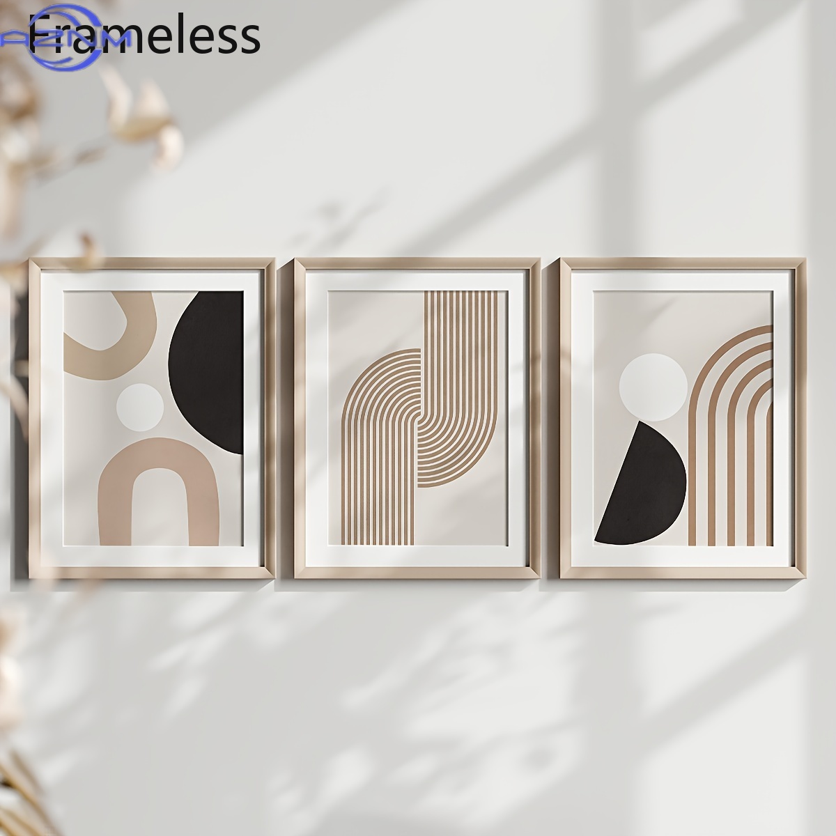 3pcs Modern Minimalist Abstrac - đánh giá và giá Ethnic Fashion Collection