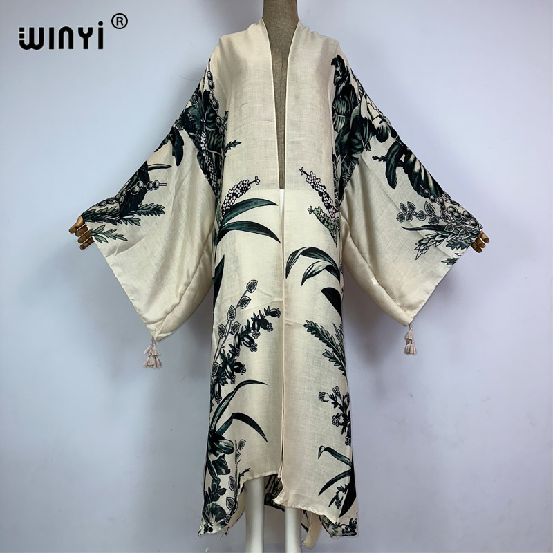 WINYI kimono Africa boho fashi - đánh giá và giá Kaftan Women Boho