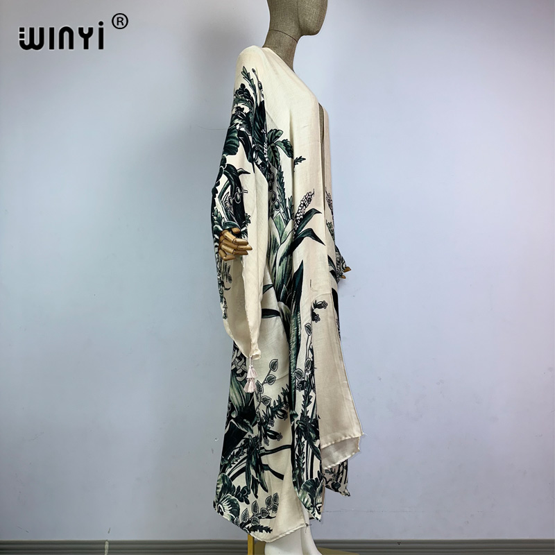 WINYI kimono Africa boho fashi - đánh giá và giá Kaftan Women Boho