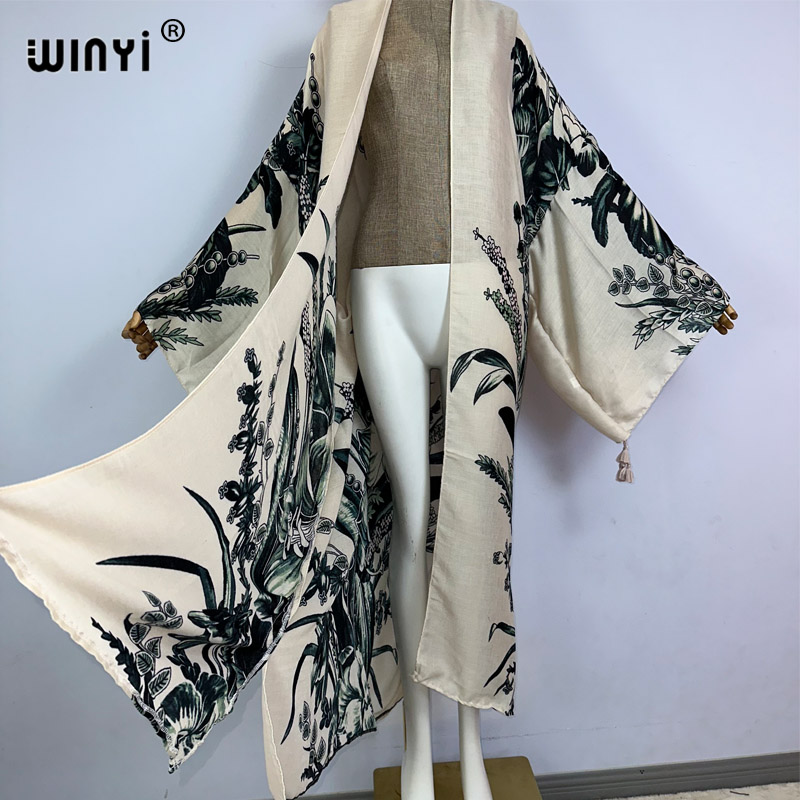 WINYI kimono Africa boho fashi - đánh giá và giá Kaftan Women Boho